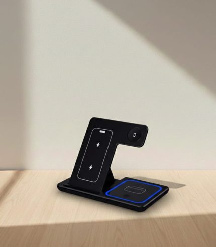 200W 3-in-1 Foldable Wireless Charging Station for iPhone, Apple Watch, and AirPods Pro-GIFORO-COM