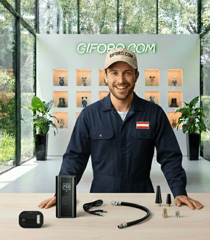 Portable 150PSI Wireless Electric Tire Inflator and Mini Air Compressor for Cars and Bikes-GIFORO-COM-2