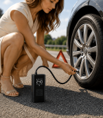 Portable 150PSI Wireless Electric Tire Inflator and Mini Air Compressor for Cars and Bikes-2