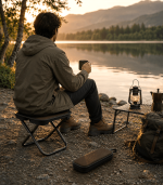 Ultra Light Portable Folding Camping Chair - Multifunctional Outdoor Stool for Fishing and Travel-2