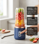 Portable 6-Color 400ml Electric USB Blender and Mini Travel Juicer Cup-1