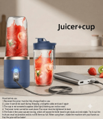 Portable 6-Color 400ml Electric USB Blender and Mini Travel Juicer Cup-3