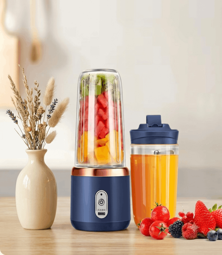Portable 6-Color 400ml Electric USB Blender and Mini Travel Juicer Cup