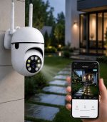 Smart 360-Degree 1080P Wireless Home Security Camera with Night Vision and Two-Way Intercom-1