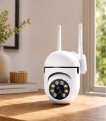 Smart 360-Degree 1080P Wireless Home Security Camera with Night Vision and Two-Way Intercom